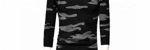 Army Tank Military Uniform Sweater Long Sleeve Thin Wool Sweater For Camouflage