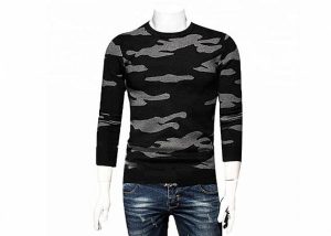 Army Tank Military Uniform Sweater Long Sleeve Thin Wool Sweater For Camouflage
