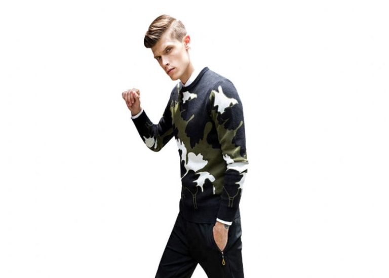 Jacquard Mens Royal British Army Jumper