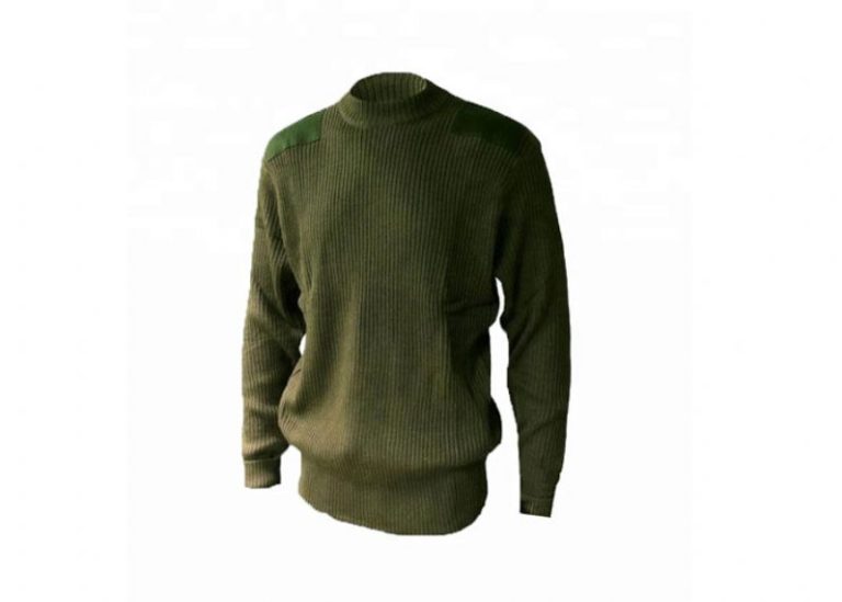 Oliver Green Army Military Wool Sweater for Men