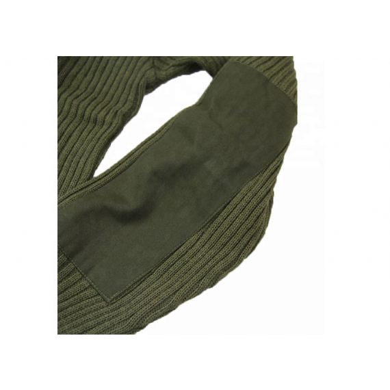 Jersey de lana militar verde militar de Oliver para hombre