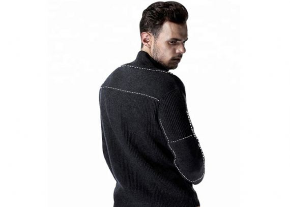 Cuello alto con cremallera Otoño Invierno S – XXXL Suéter de uniforme militar de talla grande