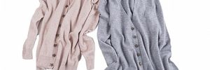 V Neck Pure Cashmere Sweaters Cardigan Soft Plain Knitted Tight Body Shape