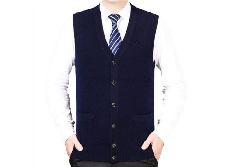 Camisolas de cashmere masculinas 100% puras de valor casual colete de camisola ODM/OEM aceito