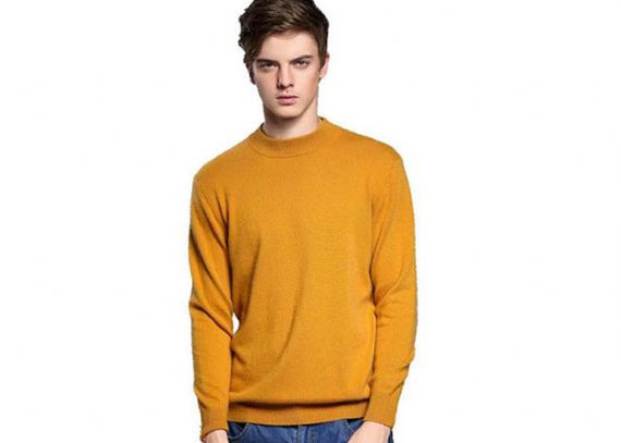 Fancy Winter Cashmere Sweater Hombres, Black Cashmere Sweater Tight 12 Gauge
