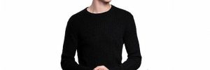 Multi Patterns Pure Cashmere Sweaters Round Neck Long Sleeve Pullover Style