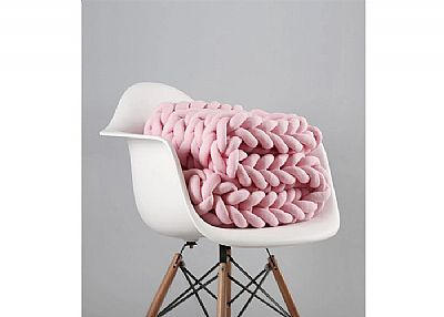 Pure Cotton Wool Warm Winter Accessories Thick Large Arm Hand Heavy Wool Blanket