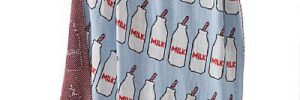 Milk Bottle Design Warm Winter Accessories Super Soft Baby Blankets For Babies