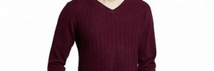 Casual S - 2XL Size Black V Neck Cable Knitted Jumper Sweater Mens For Spring