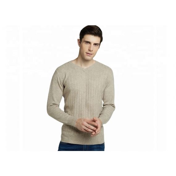 Casual S – Suéter de punto de cable con cuello en V negro de talla 2XL para hombre para la primavera