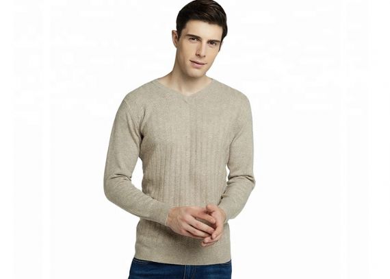 Casual S – Suéter de punto de cable con cuello en V negro de talla 2XL para hombre para la primavera