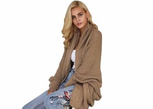 ODM Soft Breathable Plus Size Womens Knit Sweater for Spring