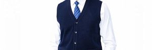 Button Soft Acrylic Business Black Mens Knit Cardigan Sweater Vest For Men
