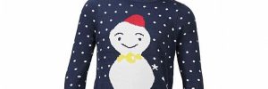 Custom 12gg Acrylic Jacquard Knitted Mens Snowman Christmas Sweater