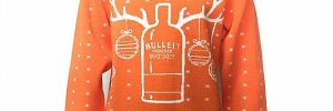Bullelt Frontier Whiskey Holiday Big And Tall Ugly Christmas Sweater