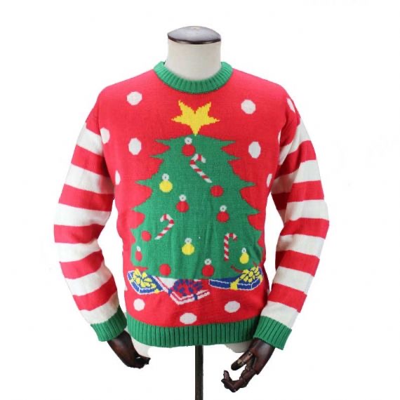 Lindo suéter de patinação de Papai Noel