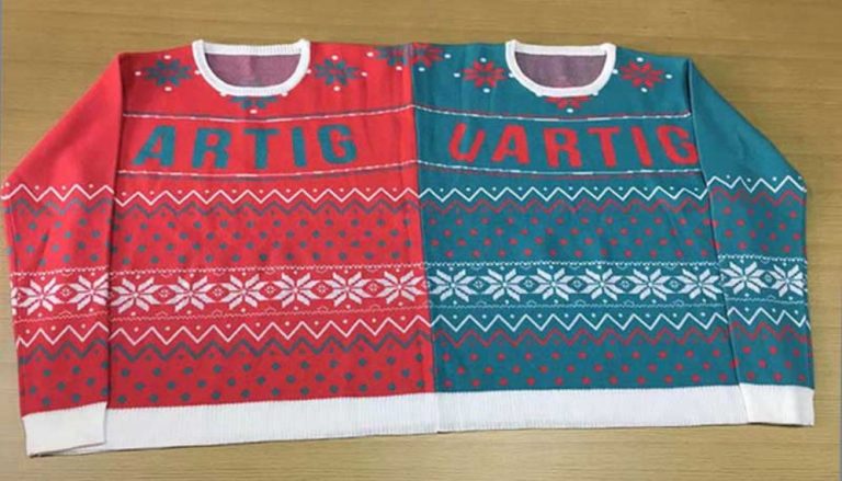 Fashion Knitted Unisex Twin Christmas Sweater