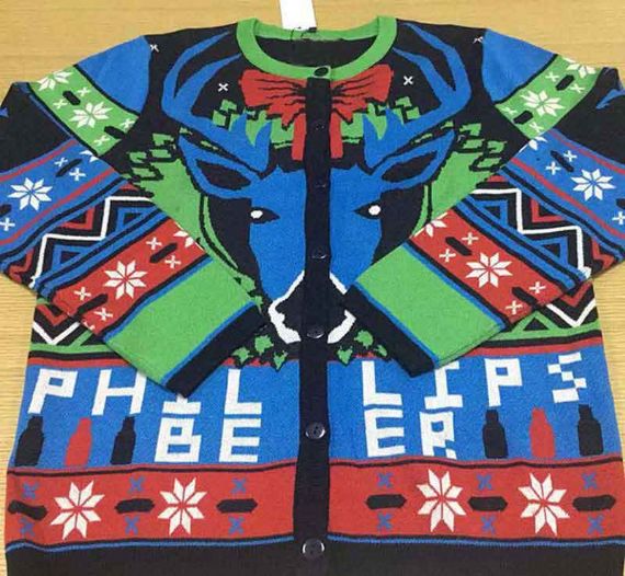 S-6XL 12GG Suéteres de Navidad de cerveza de mezcla de acrílico de algodón