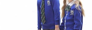 Navy Blue Anti - Pilling School Uniform Sweaters, Boys And Girls School Cardigan