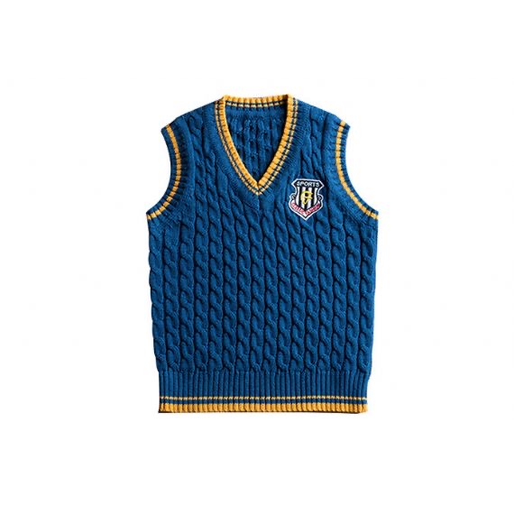 Diseño antiarrugas suave del chaleco del uniforme de la escuela secundaria para los niños y las muchachas