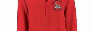OEM Sleeve School Uniform Sweaters Cardigan Solid Plain Rib Trim Raglan