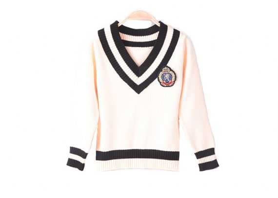 Conjunto de uniforme escolar negro y azul anti-pilling