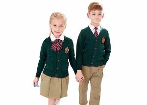 Suéteres de uniforme escolar de grado A unisex transpirables de punto puro por computadora