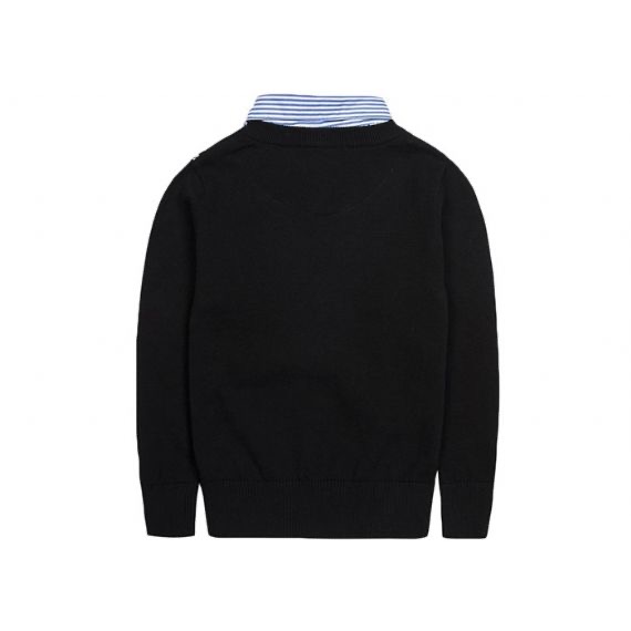 Cotton British Checked School Uniform Sweater
