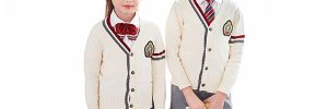 Basic 100 Cotton Button Down V Neck School Cardigans For Boys And Girls In Primary School