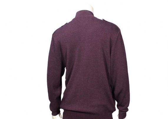 Cuello alto de punto Dos bolsillos Cárdigan para hombre Suéteres Cremallera completa para invierno otoño