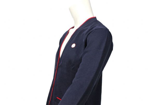 Cardigans de punto azul marino para hombre con botón, géneros de punto de primavera de manga larga