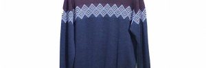 Jacquard High Neck Turtleneck Mens Knit Sweater Pullover In Winter Season