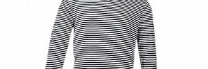 Striped Jumper Modern Mens Knit Sweater Winter Cotton Long Sleeve In Grey