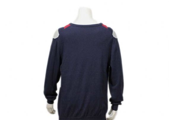 Diseño de suéter de argyle para hombres, estampado de intarsia, jersey de punto de manga larga con cuello en V