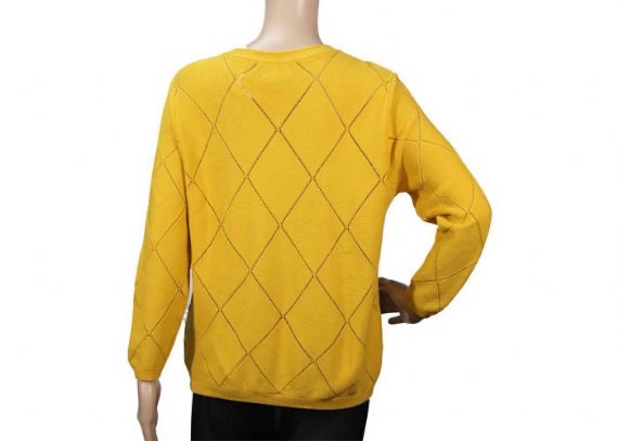 Cotton And Acrylic Button Spring Womens Knit Sweater, Soft Knit Cardigan