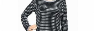 Autumn Winter Warm Thick Womens Knit Sweater Black And White Female Acrylic