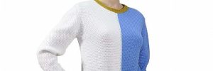 Loose Casual Knit Round Neck Sweater for Ladies