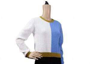Loose Casual Knit Round Neck Sweater for Ladies