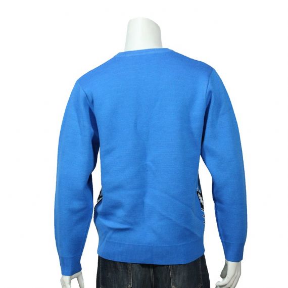 12gg Hamburg Jacquard Suéter navideño feo para hombre