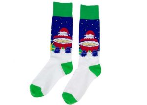 Cotton Personalized Funny Santa Christmas Socks