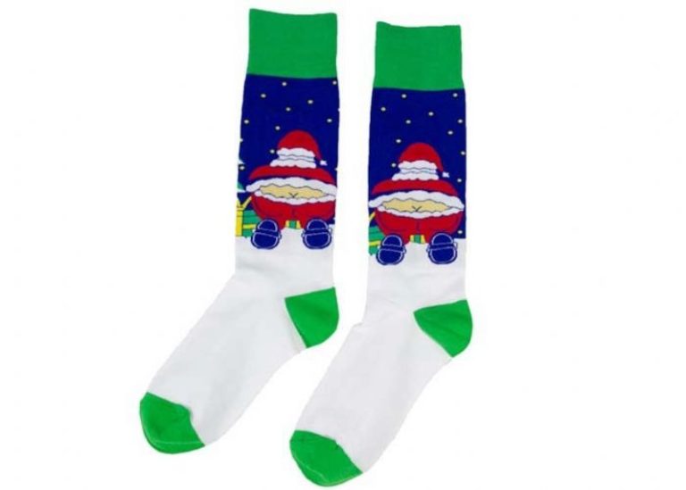 Cotton Personalized Funny Santa Christmas Socks