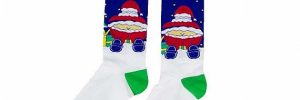 Cotton Personalized Funny Santa Christmas Socks