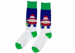 Cotton Personalized Funny Santa Christmas Socks