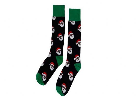 Calcetines de Navidad de Santa mullido acogedor unisex de invierno cálido