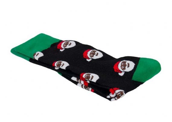 Calcetines de Navidad de Santa mullido acogedor unisex de invierno cálido