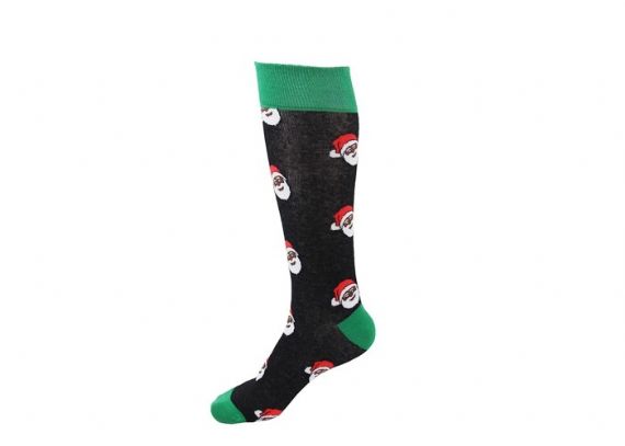 Calcetines de Navidad de Santa mullido acogedor unisex de invierno cálido