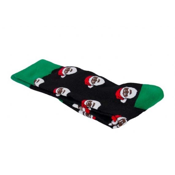 Calcetines de Navidad de Santa mullido acogedor unisex de invierno cálido