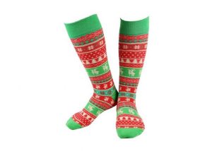 200 GG Cotton Knitted Reindeer Ugly Socks for Festival