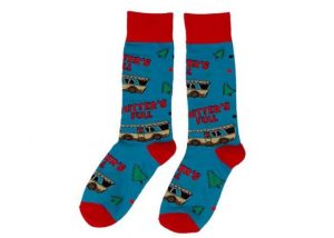 Unisex Jacquard Fluffy Christmas Socks Mens With Letters