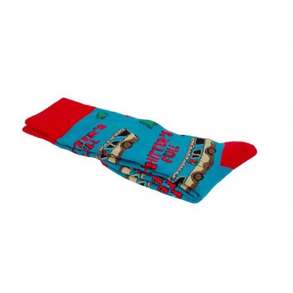 Calcetines de Navidad mullidos jacquard unisex para hombre con letras